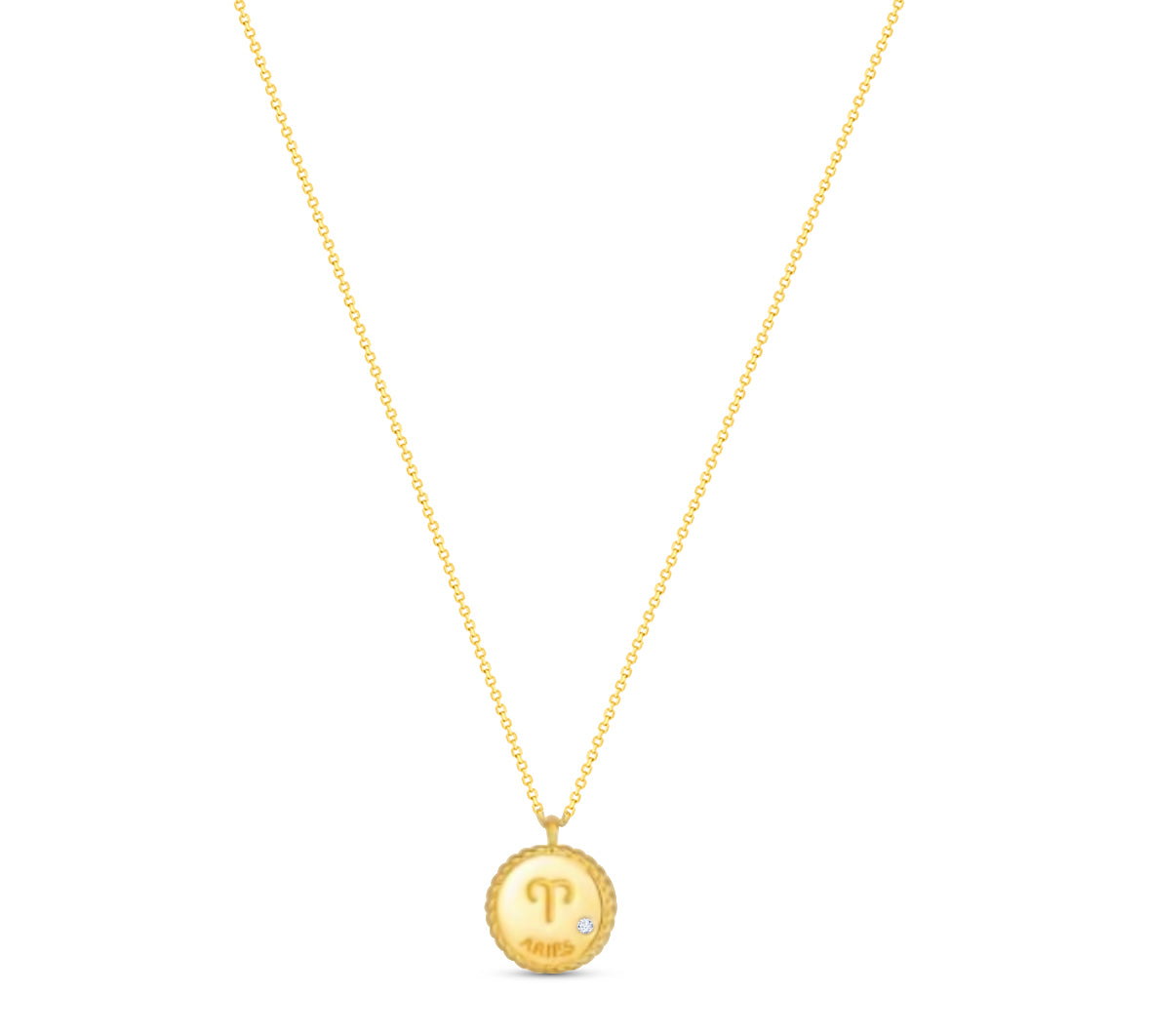 Zodiac Diamond Pendant Necklace