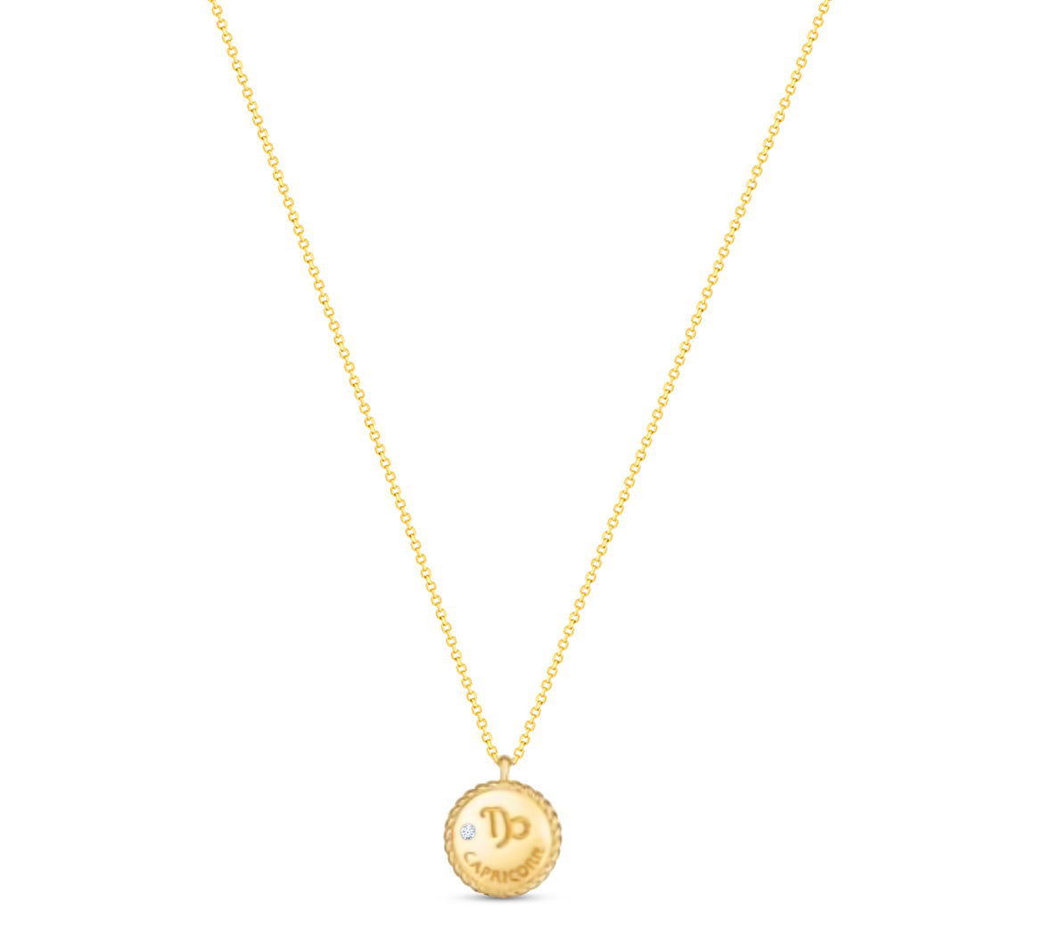 Zodiac Diamond Pendant Necklace