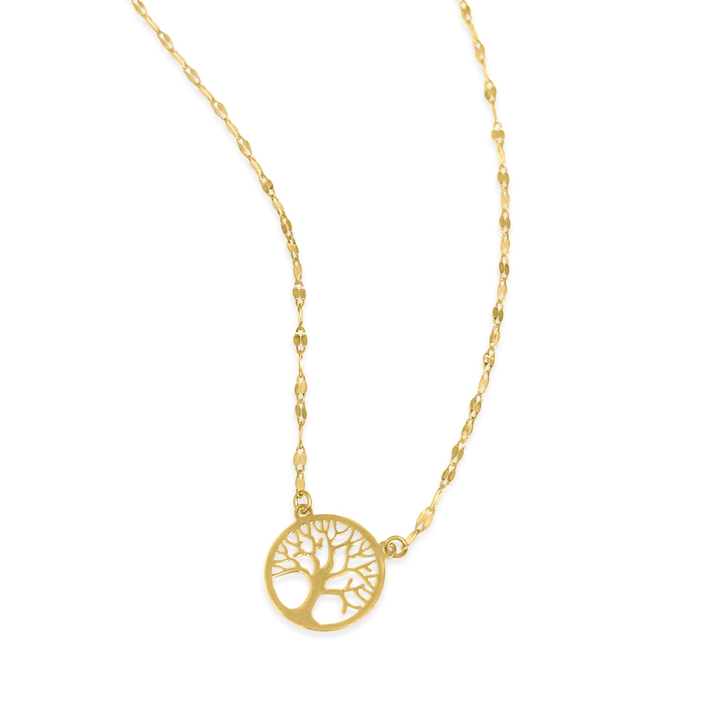 14K Gold Tree of Life Necklace