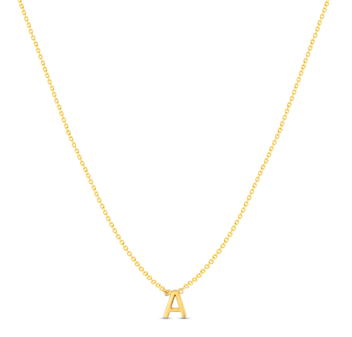 14Karat Gold Mini Initial Necklaces