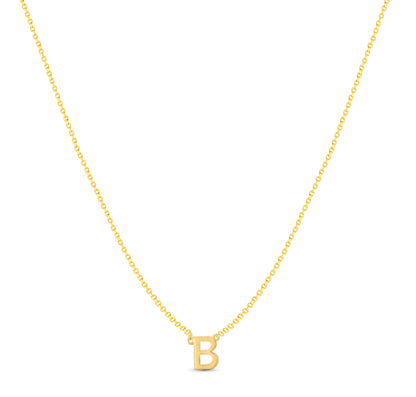 14Karat Gold Mini Initial Necklaces