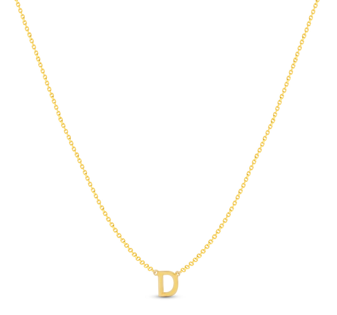 14Karat Gold Mini Initial Necklaces