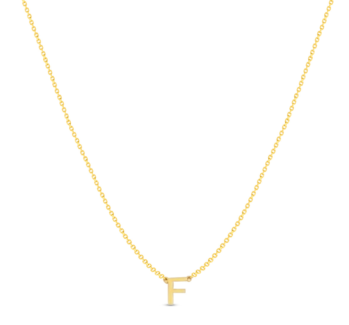 14Karat Gold Mini Initial Necklaces