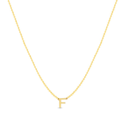 14Karat Gold Mini Initial Necklaces