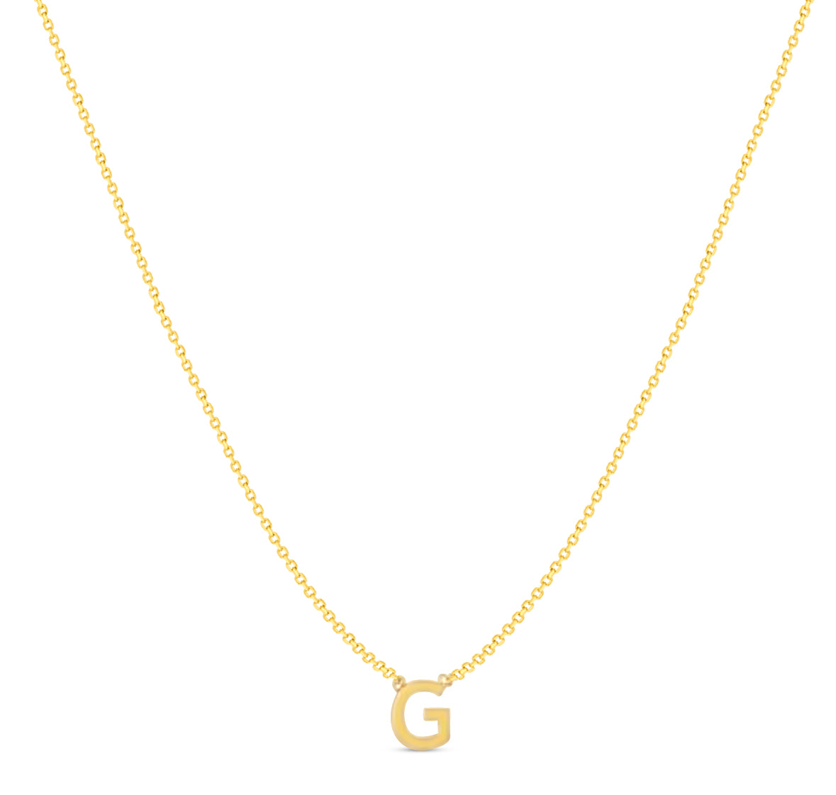 14Karat Gold Mini Initial Necklaces