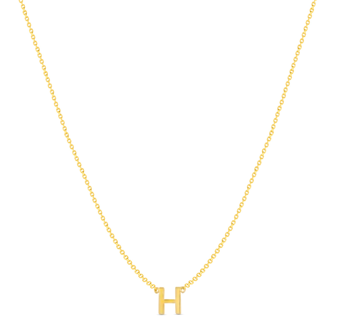 14Karat Gold Mini Initial Necklaces