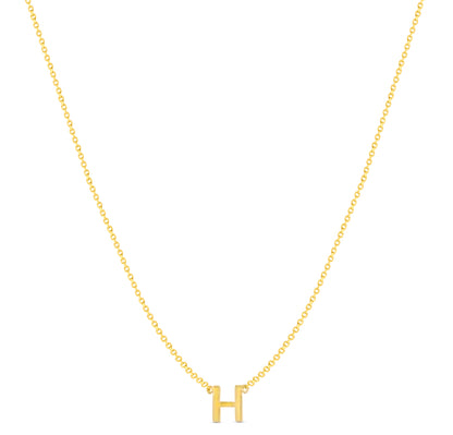 14Karat Gold Mini Initial Necklaces