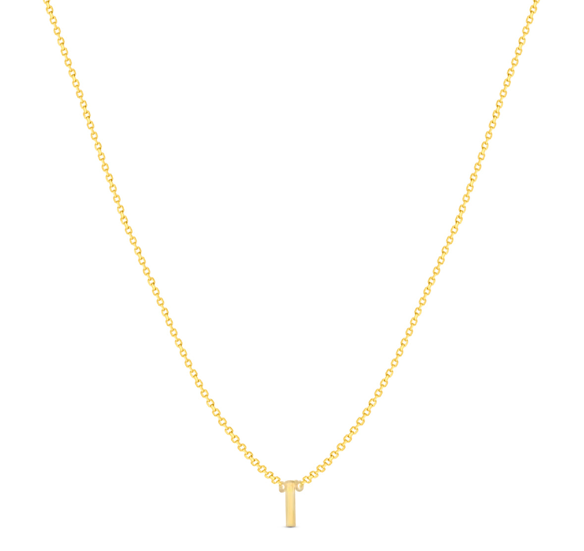 14Karat Gold Mini Initial Necklaces