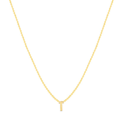 14Karat Gold Mini Initial Necklaces