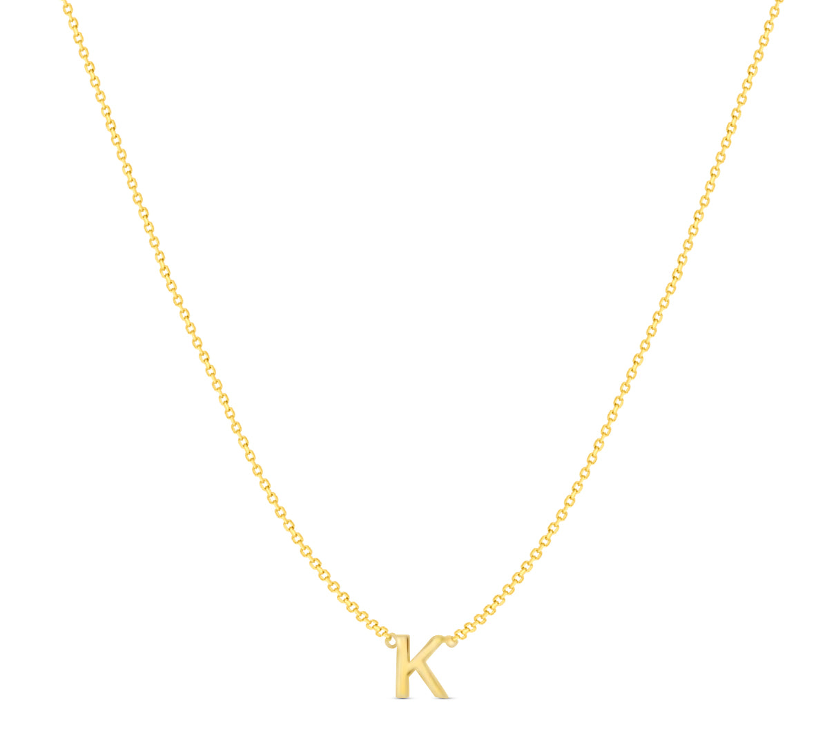 14Karat Gold Mini Initial Necklaces