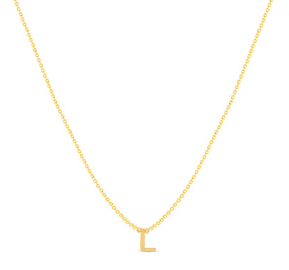 14Karat Gold Mini Initial Necklaces