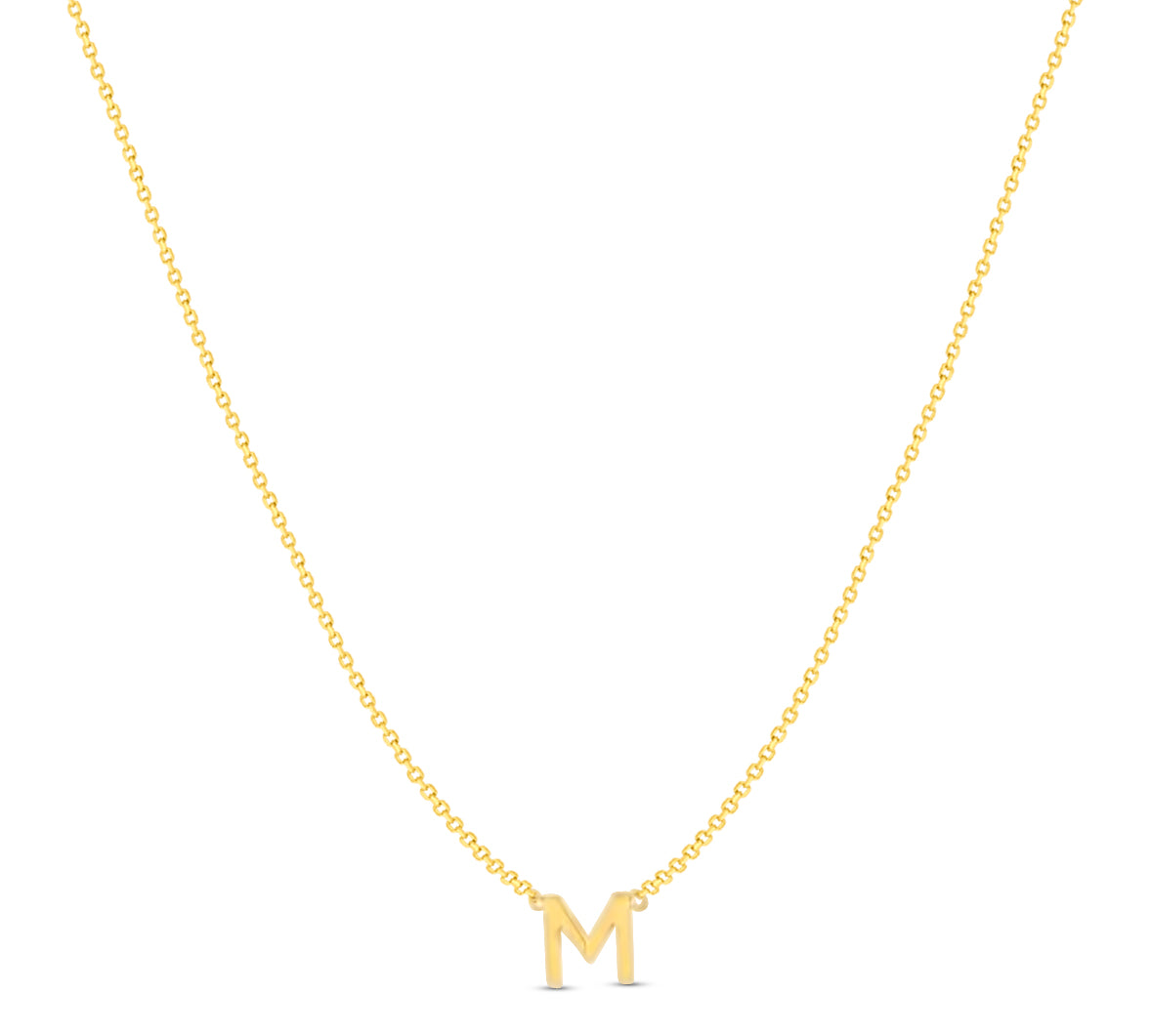 14Karat Gold Mini Initial Necklaces