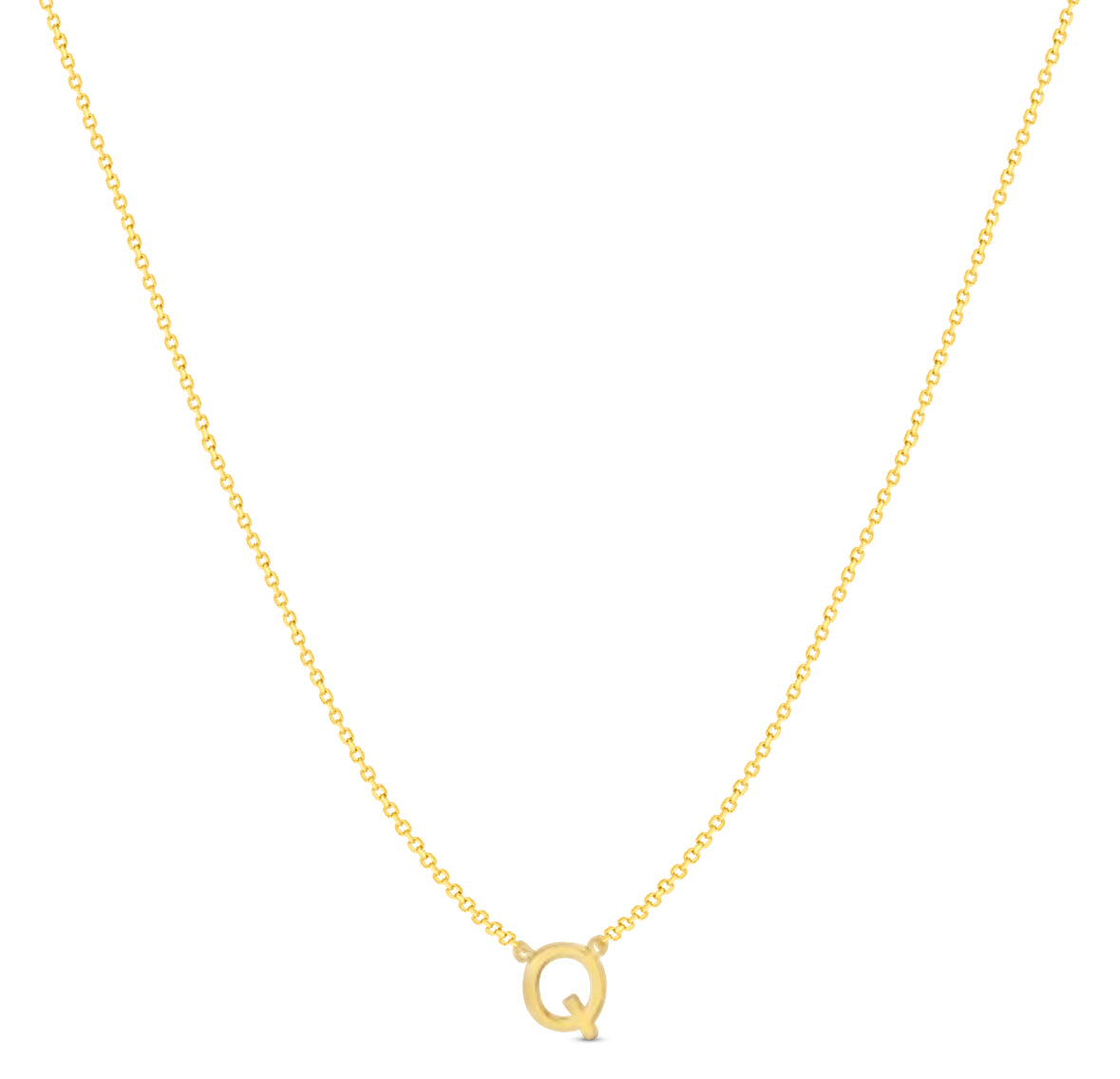 14Karat Gold Mini Initial Necklaces