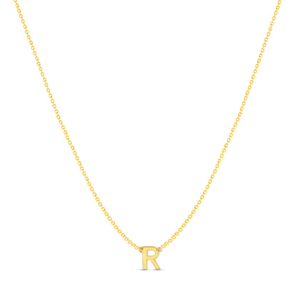 14Karat Gold Mini Initial Necklaces