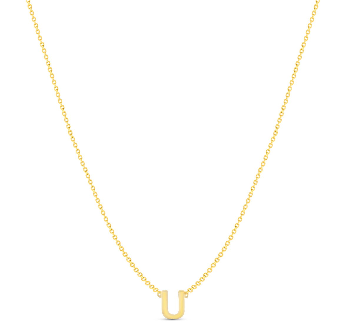 14Karat Gold Mini Initial Necklaces