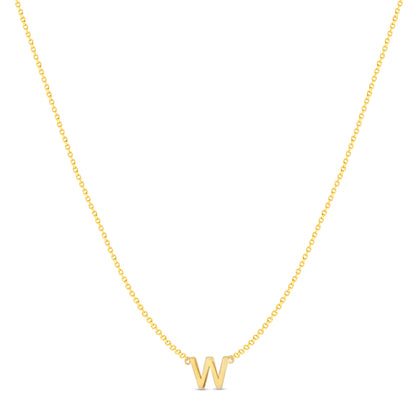 14Karat Gold Mini Initial Necklaces