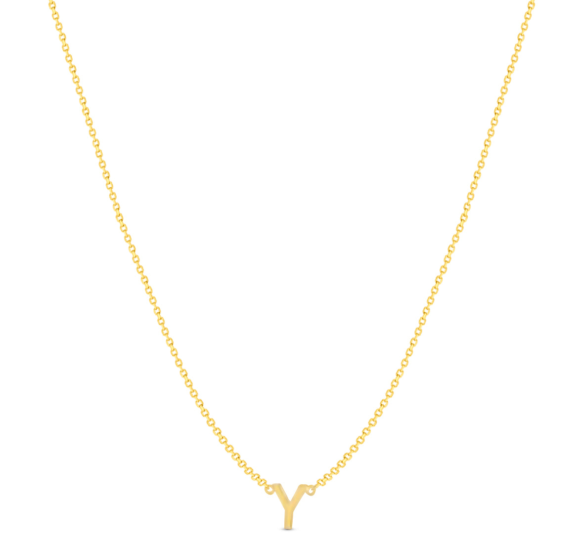 14Karat Gold Mini Initial Necklaces