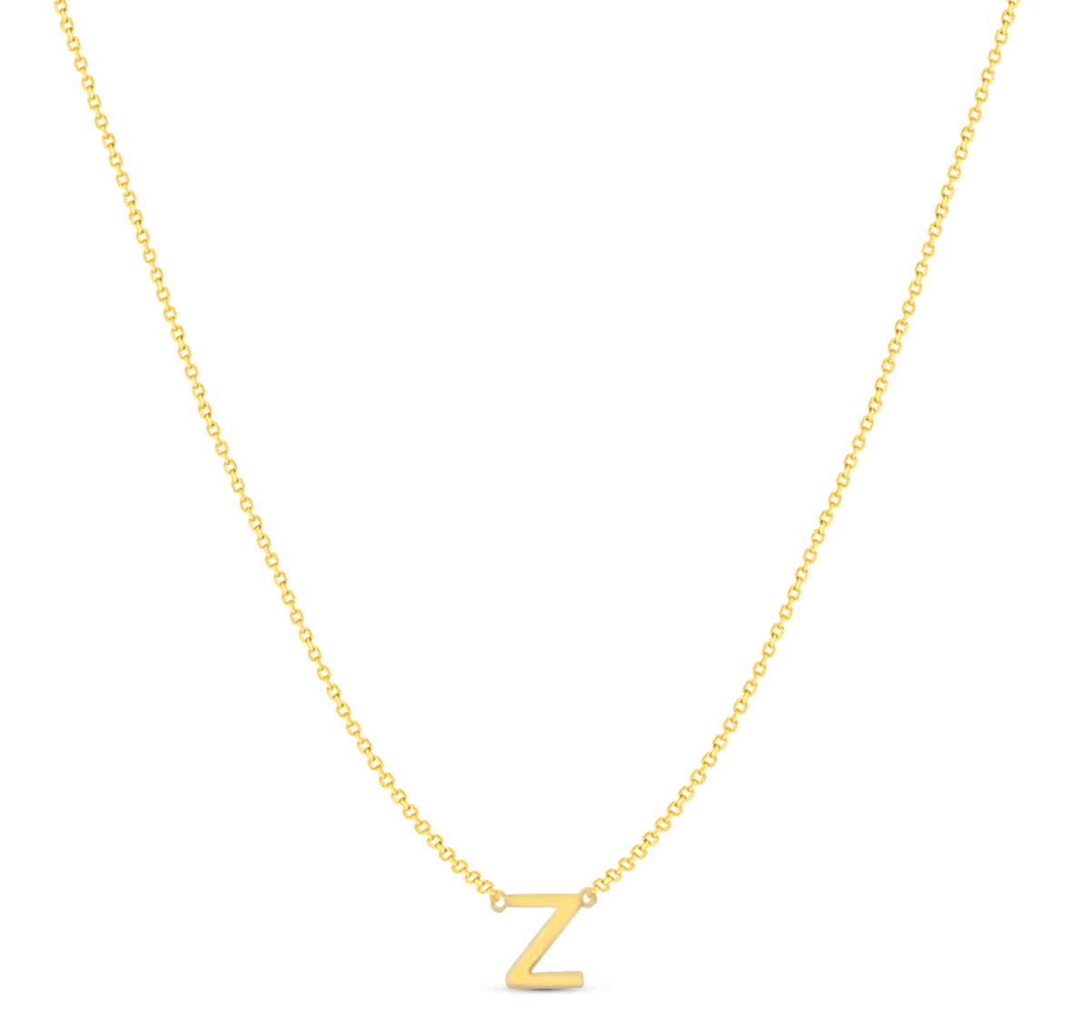 14Karat Gold Mini Initial Necklaces