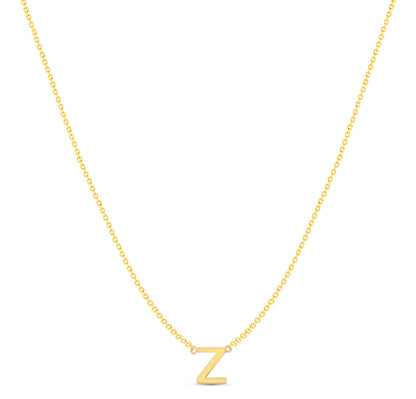 14Karat Gold Mini Initial Necklaces