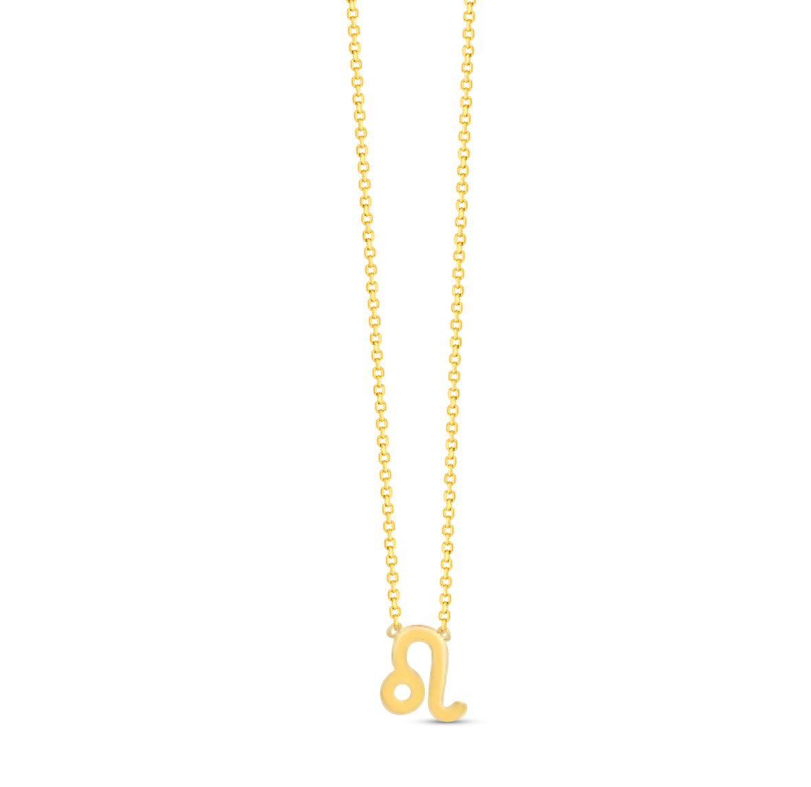 14K Zodiac Sign Solid Gold Necklace