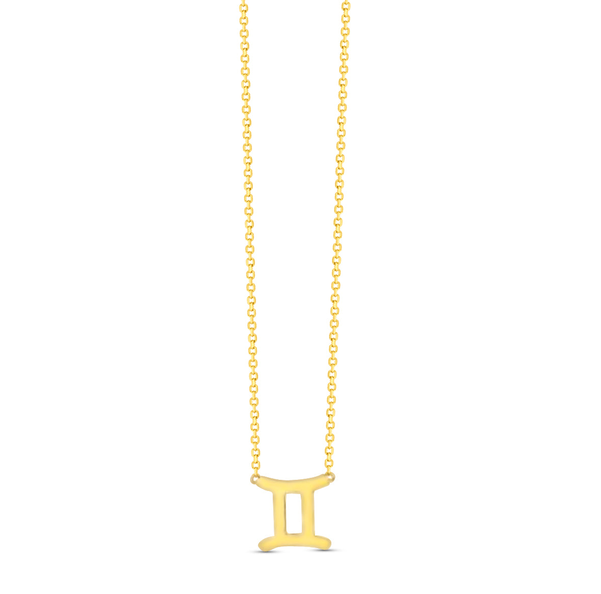 14K Zodiac Sign Solid Gold Necklace