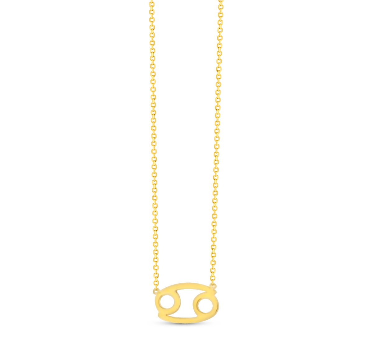 14K Zodiac Sign Solid Gold Necklace