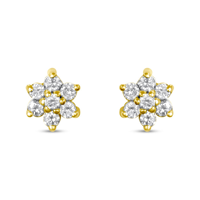 Star Cluster Diamond Earrings